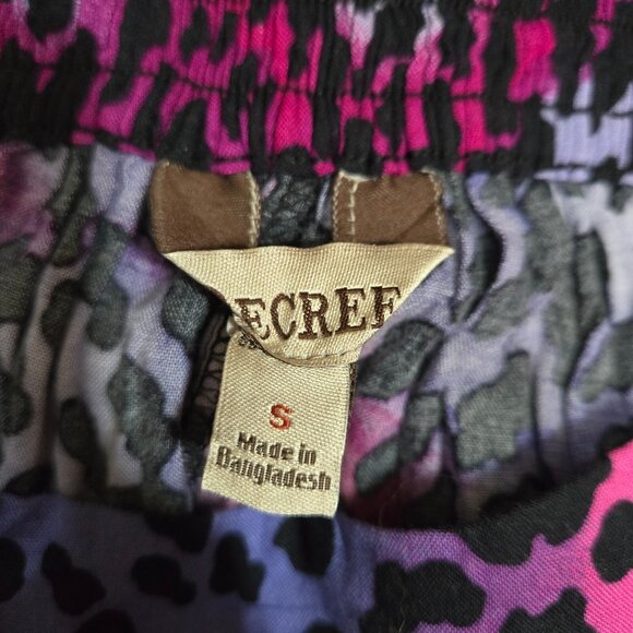 Y2K Purple Pink Leopard Print Shorts Size S Trashy McBling Emo Scene Indie - Picture 8 of 9